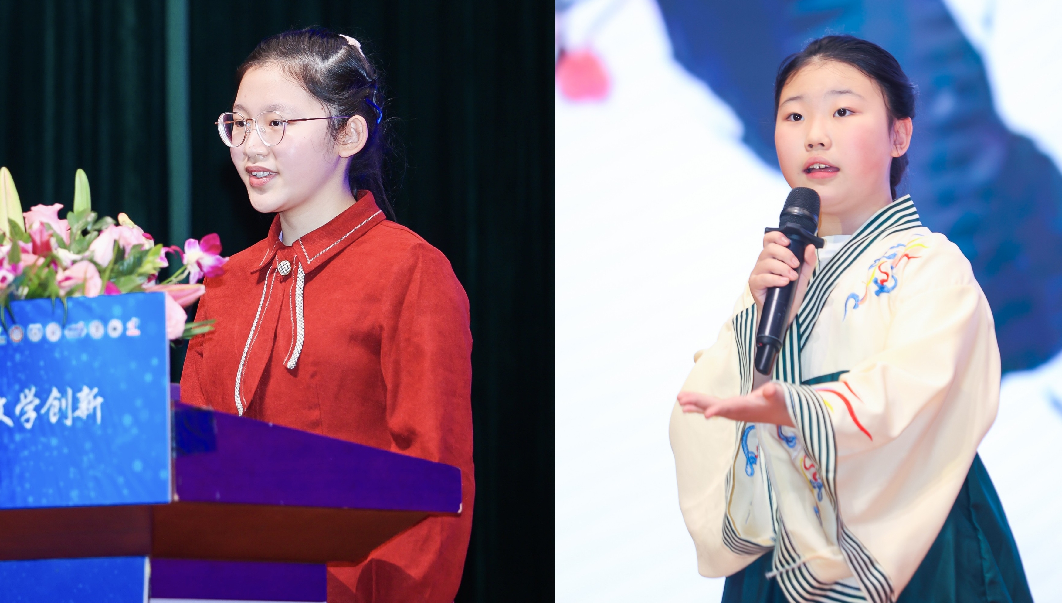 獲獎代表李睿頤、張文瑄帶來了精彩的表演